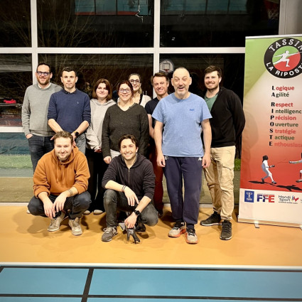 l'équipe de bénévoles pour l'installation - Tournoi 2026.