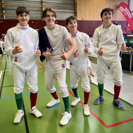 Loucian, Théolan, Antoine et Ethan - Vice Champion de France N2 M17 - Corbas - 2026