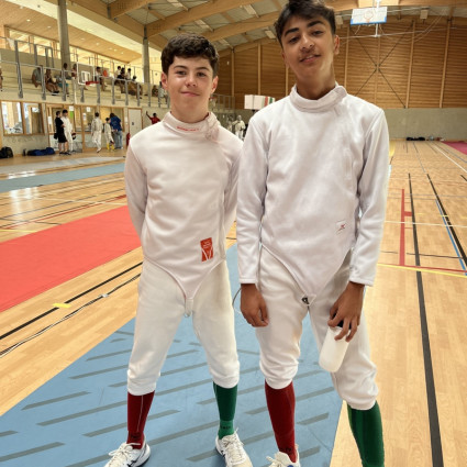 Arthur Chevalerias et Raphaël Chaverot (M15) - Chpts du Rhône 2026