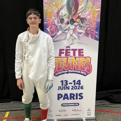 Loucian Lancial est vice-champion France M15 - Paris 2026